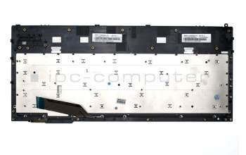 0KNB0-B410FR00 original Asus keyboard incl. topcase FR (french) black/grey with backlight