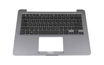 0KNB0-F102GE00 original Asus keyboard incl. topcase DE (german) black/grey
