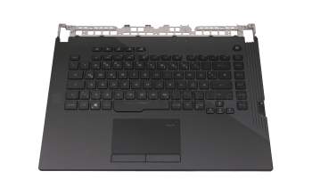 0KNR0-4614GE00 original Asus keyboard incl. topcase DE (german) black/black with backlight