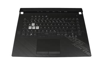 0KNR0-461PGE00 original Asus keyboard incl. topcase DE (german) black/black with backlight