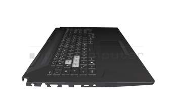 0KNR0-661VGE00 original Asus keyboard incl. topcase DE (german) black/black with backlight