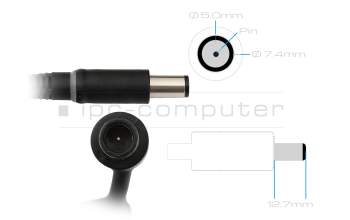 0MG0F6 original Dell GaN-AC-adapter 240.0 Watt rounded