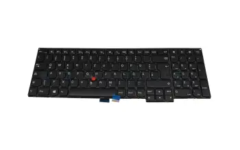 04Y2360 original Lenovo keyboard DE (german) black/black with mouse-stick