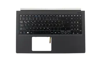 60.MQLN1.008 original Acer keyboard incl. topcase DE (german) black/black with backlight