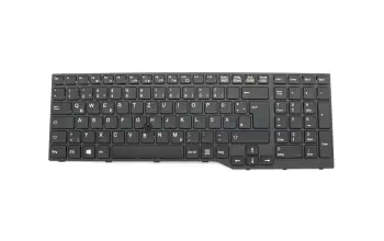FUJ:CP672250-XX original Fujitsu keyboard DE (german) black/black matte with mouse-stick