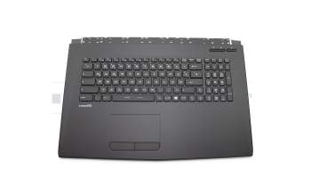 957-17965E-C06 original MSI keyboard incl. topcase DE (german) black/black
