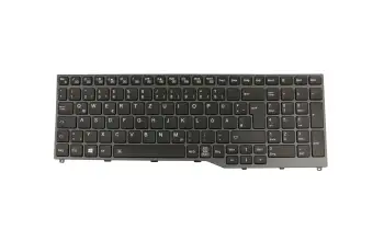 FUJ:CP757764-XX original Fujitsu keyboard DE (german) black/grey with backlight