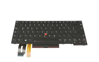 01YP372 original Lenovo keyboard DE (german) black/black with backlight and mouse-stick