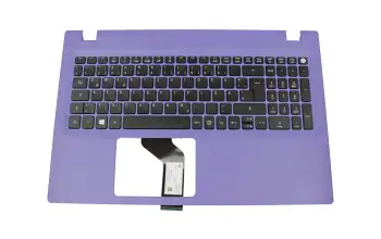 6B.MW7N7.010 original Acer keyboard incl. topcase DE (german) black/purple