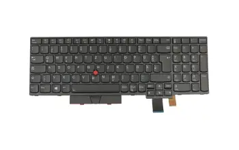01ER594 original Lenovo keyboard DE (german) black/black with backlight and mouse-stick