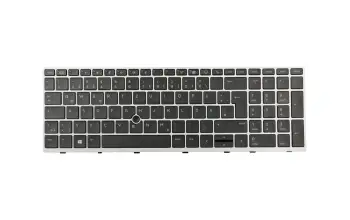 L14367-041 original HP keyboard DE (german) black/silver with mouse-stick