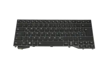 FUJ:CP760748-XX original Fujitsu keyboard DE (german) black/dark gray with backlight
