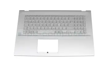 90NB0L61-R31GE0 original Asus keyboard incl. topcase DE (german) silver/silver with backlight