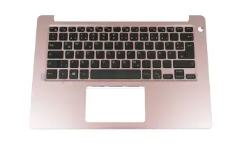 TGYNK original Dell keyboard incl. topcase DE (german) black/pink