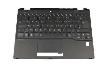 FUJ:CP776755-XX original Fujitsu keyboard incl. topcase DE (german) black/black with backlight