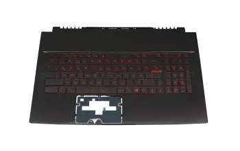 957-17F31E-C06 original MSI keyboard incl. topcase DE (german) black/red/black with backlight