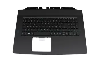6B.G6TN1.025 original Acer keyboard incl. topcase SF (swiss-french) black/black with backlight