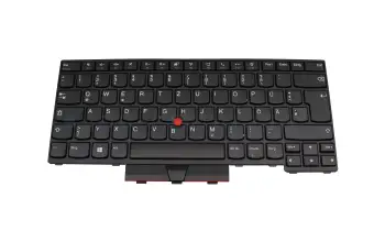 5N20W67735 original Lenovo keyboard DE (german) black/black with mouse-stick