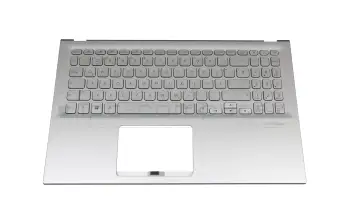 90NB0M92-R32GE1 original Asus keyboard incl. topcase DE (german) silver/silver with backlight