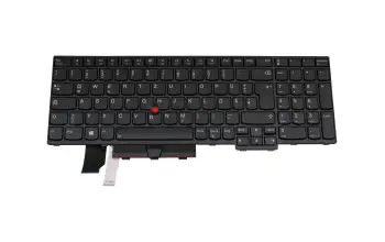 5N20W68228 original Lenovo keyboard DE (german) black/black with backlight and mouse-stick