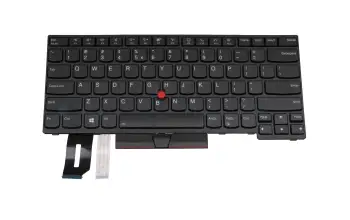 5N20V44217 original Lenovo keyboard US (english) black/black with backlight and mouse-stick