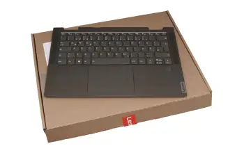 5CB1A08859 original Lenovo keyboard incl. topcase DE (german) grey/dark green with backlight