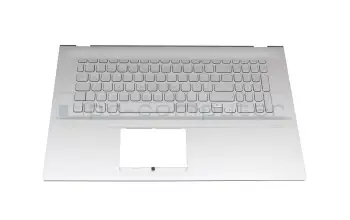 90NB0SZ1-R31GE0 original Asus keyboard incl. topcase DE (german) silver/silver
