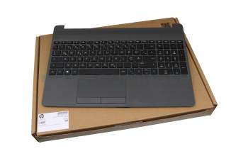 Keyboard incl. topcase DE (german) black/grey original suitable for HP 250 G8