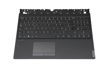5CB0U42734 original Lenovo keyboard incl. topcase FR (french) black/black with backlight