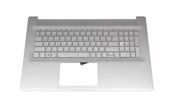 M50458-041 original HP keyboard incl. topcase DE (german) silver/silver