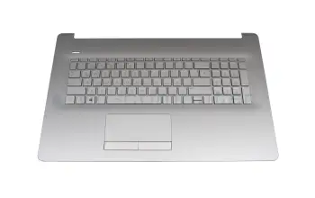 L92789-041 original HP keyboard incl. topcase DE (german) silver/silver