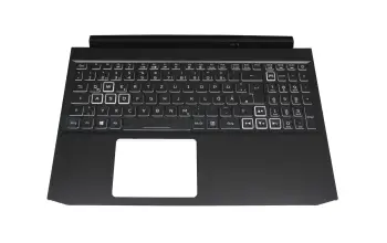6B.QB2N2.014 original Acer keyboard incl. topcase DE (german) black/white/black with backlight