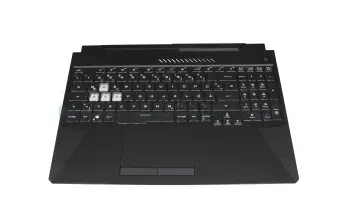 90NR0753-R30GE1 original Asus keyboard incl. topcase DE (german) black/transparent/black with backlight