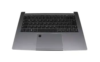 40080145 original Medion keyboard incl. topcase DE (german) black/grey with backlight