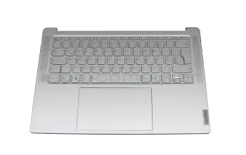 5CB1J30305 original Lenovo keyboard incl. topcase DE (german) grey/grey with backlight