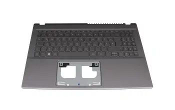 6B.K3BN2.014 original Acer keyboard incl. topcase DE (german) grey/grey with backlight