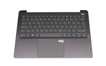 5CB1C04901 original Lenovo keyboard incl. topcase DE (german) grey/grey with backlight