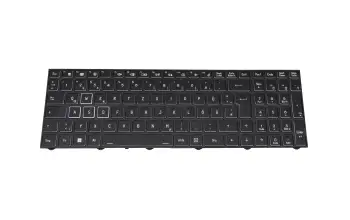 40084944 original Medion keyboard DE (german) black/black with backlight (Gaming)