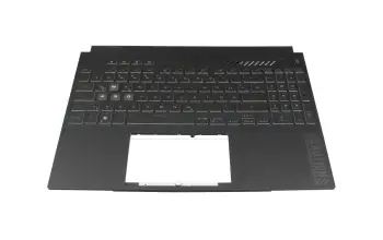 90NR0I65-R31GE0 original Asus keyboard incl. topcase DE (german) grey/grey with backlight