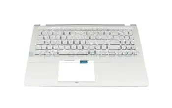 90NB0U12-R33GE0 original Asus keyboard incl. topcase DE (german) silver/silver