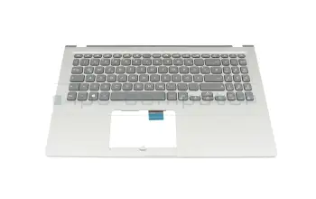 90NB0SR2-R30GE0 original Asus keyboard incl. topcase DE (german) grey/silver