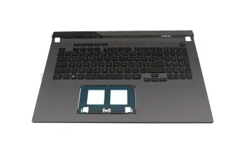 90NR08J4-R31GE1 original Asus keyboard incl. topcase DE (german) black/black with backlight (RGB Per-Key)