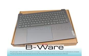 T135LR Keyboard incl. topcase DE (german) grey/grey with backlight b-stock