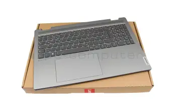 5CB1J01869 original Lenovo keyboard incl. topcase DE (german) grey/grey with backlight