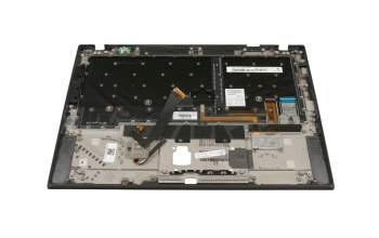 102-16F56LHC01C original Lenovo keyboard incl. topcase DE (german) black/black with backlight and mouse-stick
