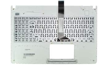 13GNMPX0P13X-3 original Asus keyboard incl. topcase SF (swiss-french) black/white