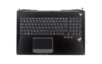 13N0-P4A0221 original Asus keyboard incl. topcase FR (french) black/black with backlight