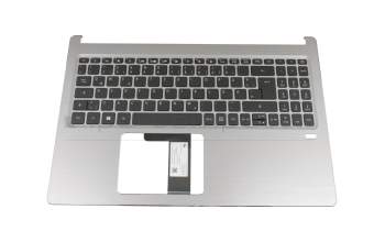 13N1-50A0201 original Acer keyboard incl. topcase DE (german) black/silver with backlight