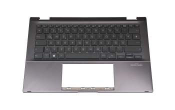13N1-A0A0101 original Asus keyboard incl. topcase DE (german) grey/grey with backlight (Gun Metal Grey)