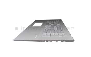 13N1-D0A0401 original Asus keyboard incl. topcase DE (german) silver/silver